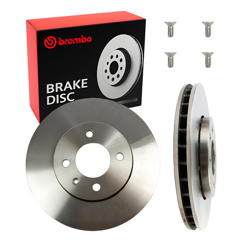 Par Disco De Freio Dianteiro Ventilado Up 1.0 Tsi 12v Brembo