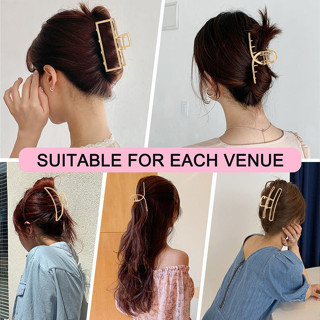 Piranhas de Metal De Cabelo Dourada em Oferta na Shopee