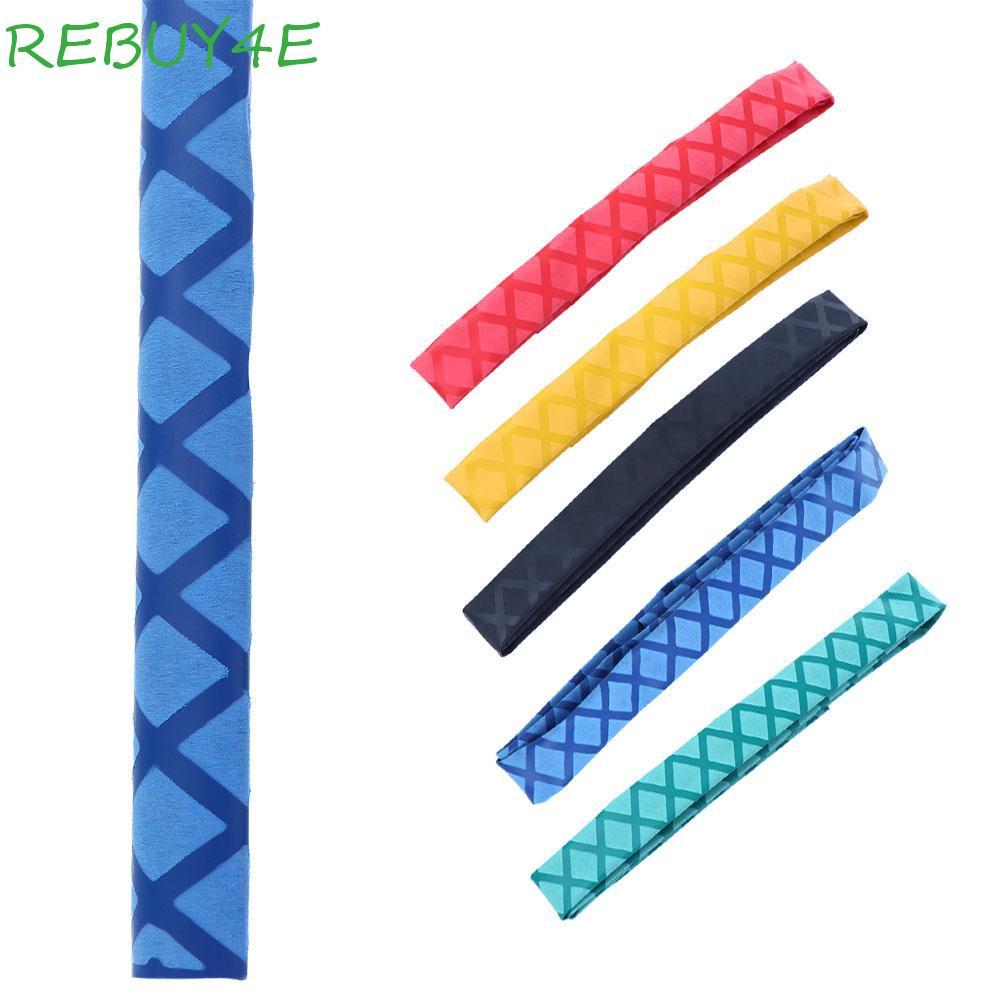 REBUY4E Tubo Termo Retrátil 15/18/20/22/25/28/30/35mm DIY 5 Cores Antiderrapante De Manga Para Raquete De Badminton