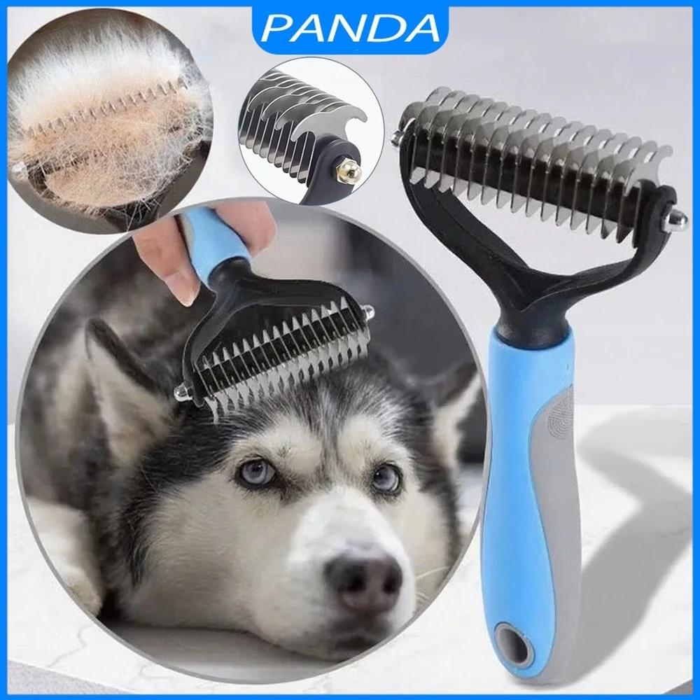 Desembolador de Pelos Longos para Cachorro Gato Pet Escova Pente Rake Pet Shop Groomer