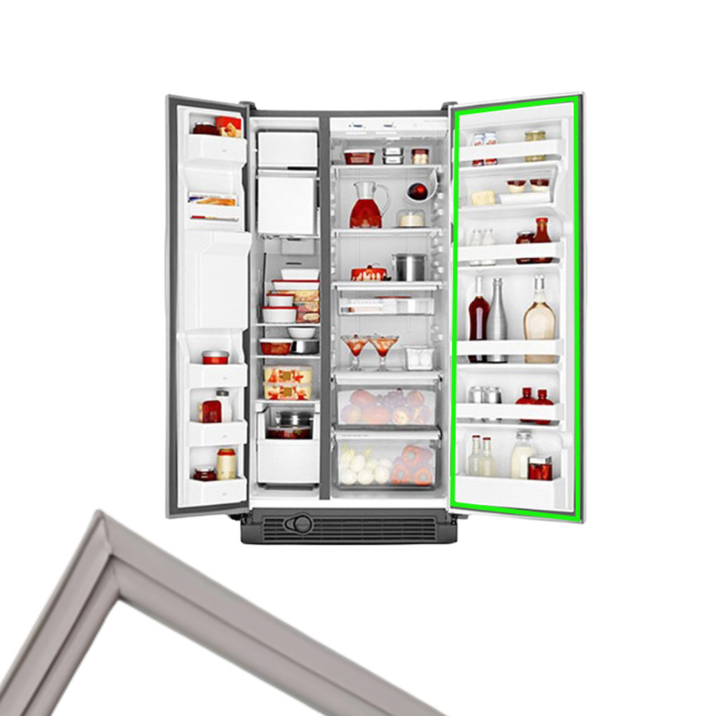 Gaxeta Porta Direita Brastemp Side By Side BRS62C BRS62B