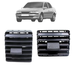 Difusor Do Ar Painel Lateral Vectra 1997 1998 A 2005 Preto Kit 2