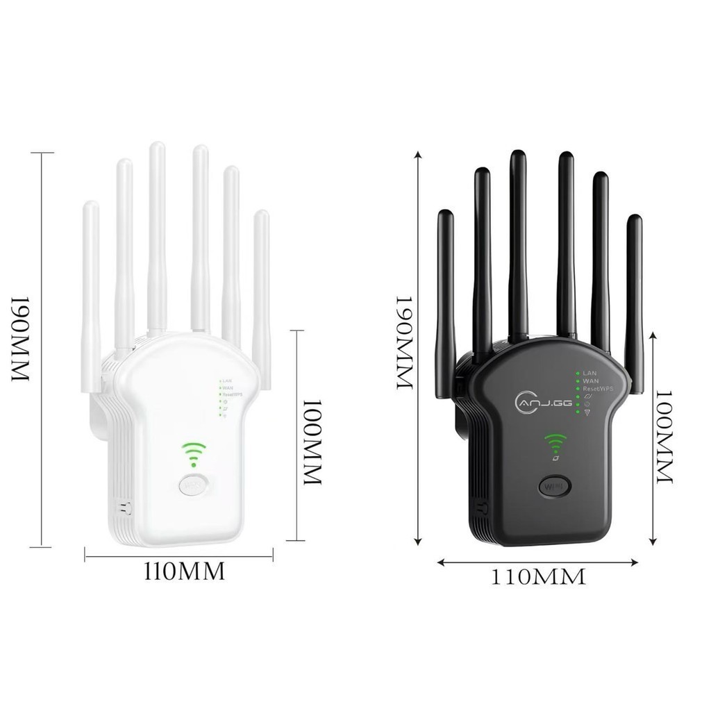 Repetidor Wifi 2800m 6 Antenas Roteador Amplificador De Sinal Modem 300MBPS