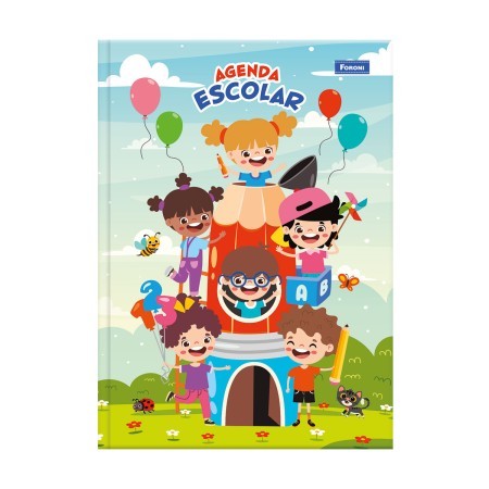 Agenda Escolar Permanente Infantil Para Recados