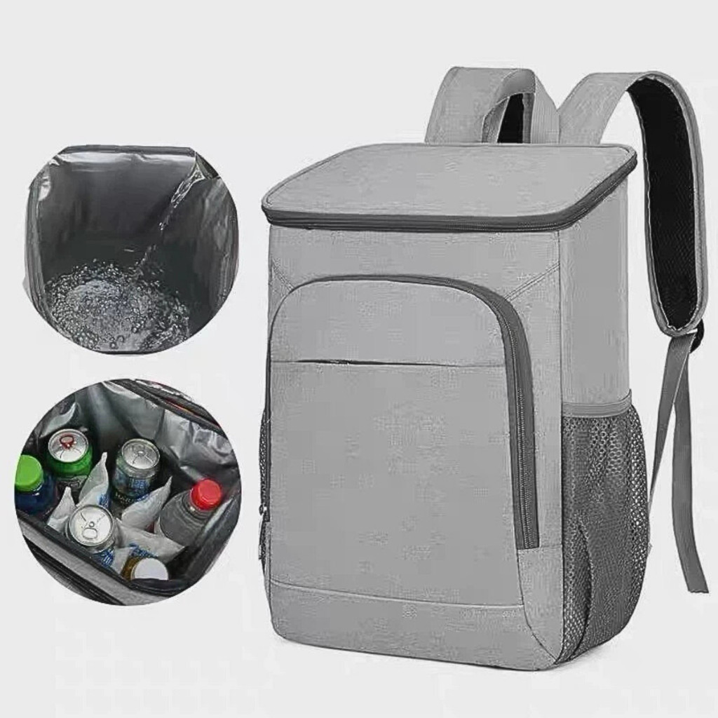 Mochila Térmica Cooler Capacidade 23L Impermeável Portátil Piquenique Quente Frio