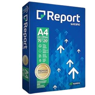 Sulfite Premium A4 Branco Report 75g 500 Folhas 210x297 em Oferta na Shopee