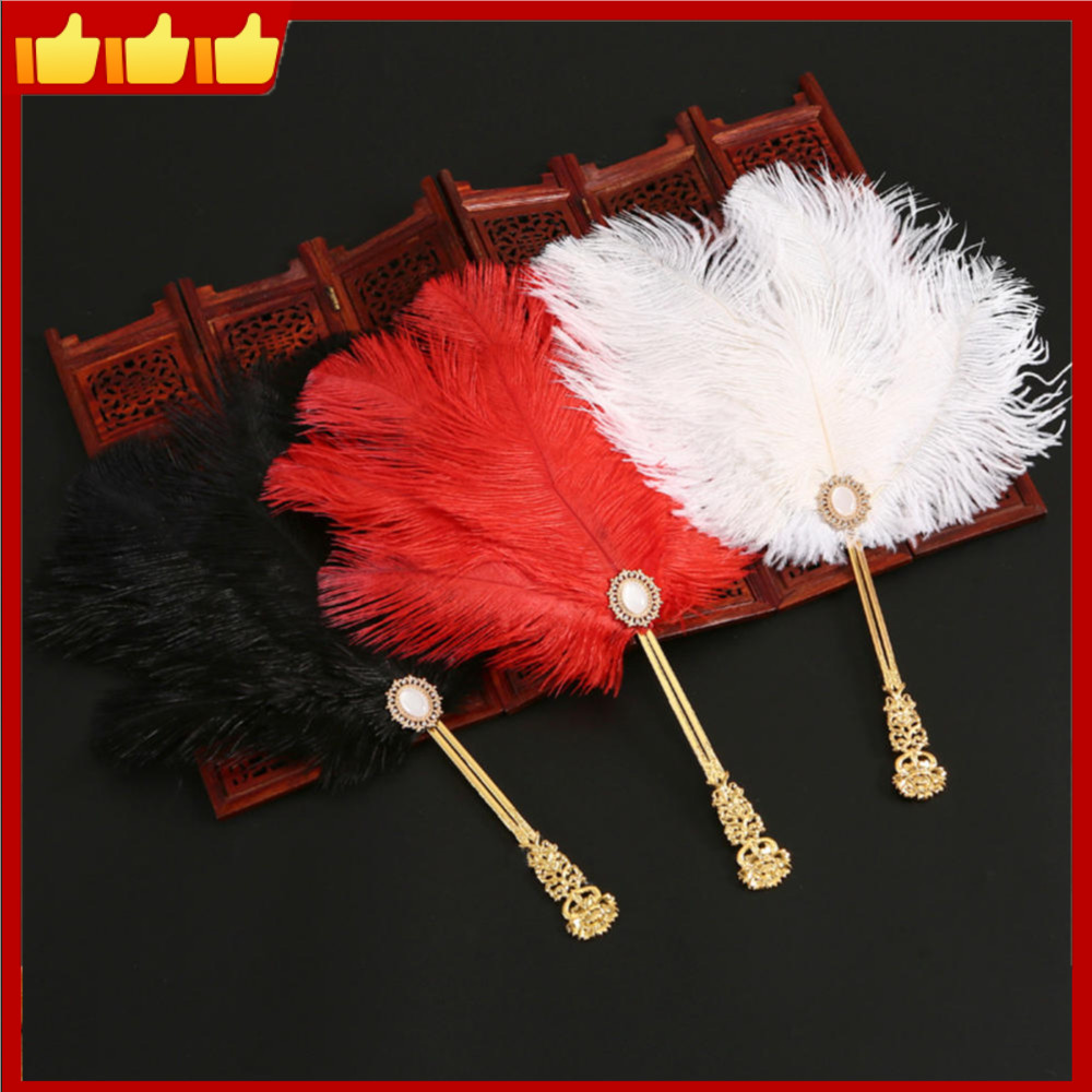 Leque De Penas Para Casamento , Mão Foto , Adereço Performance De Dança Artificiais