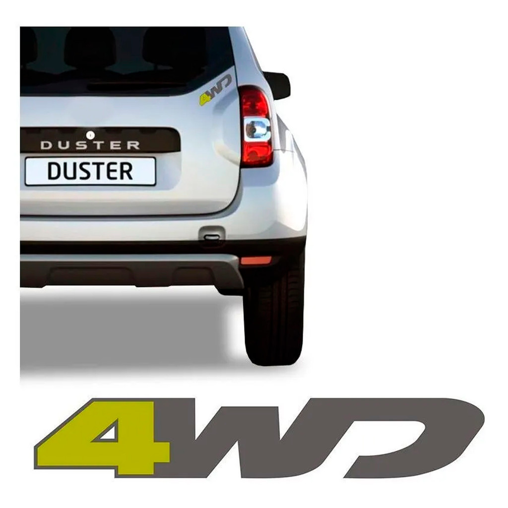 Adesivo 4wd Mala Duster 4x4 2012
