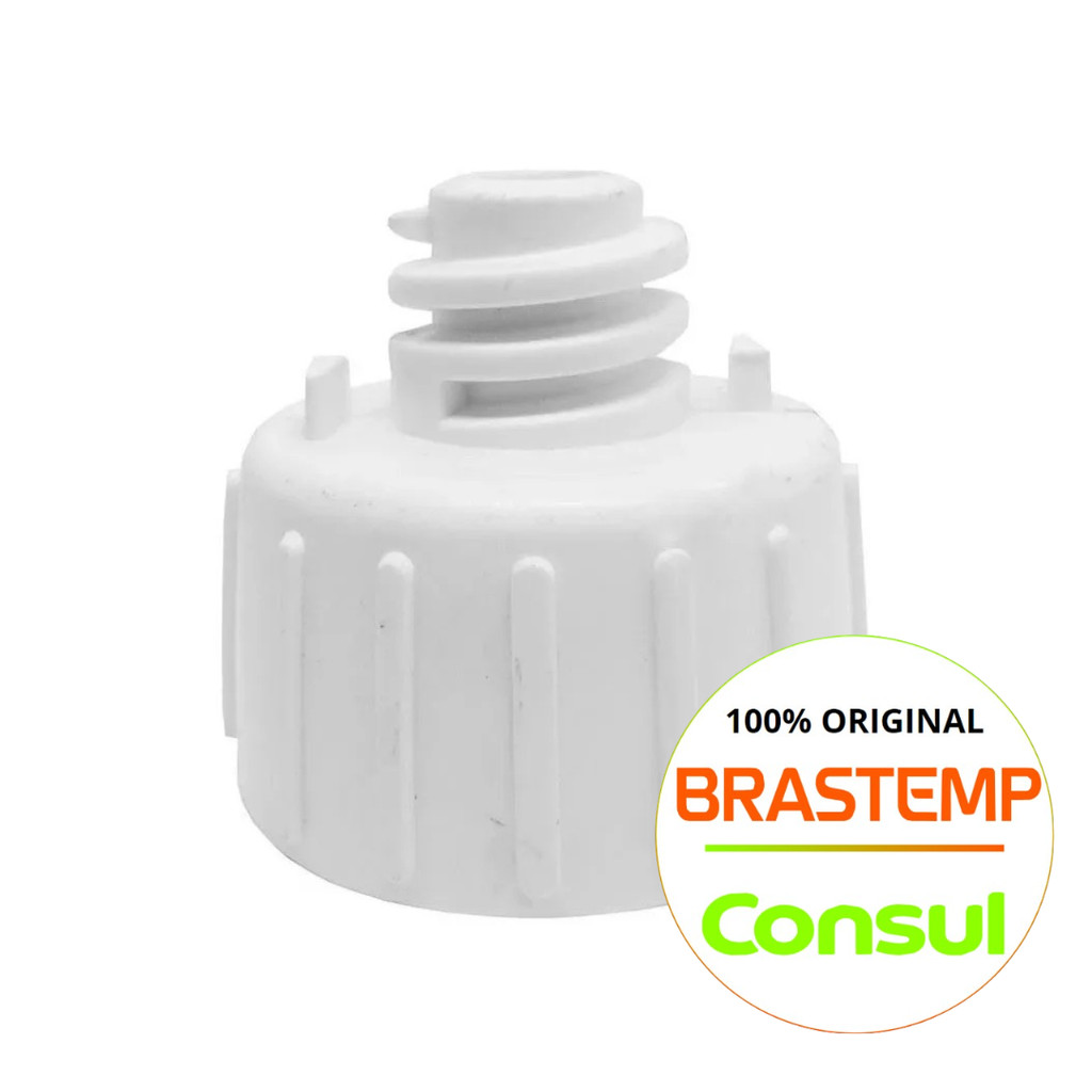 PÉ NIVELADOR PARA GELADEIRA/FREEZER BRASTEMP/CONSUL ORIGINAL - BRB39ABANA (DEMAIS MODELOS NA DESCRIÇÃO) BIVOLT