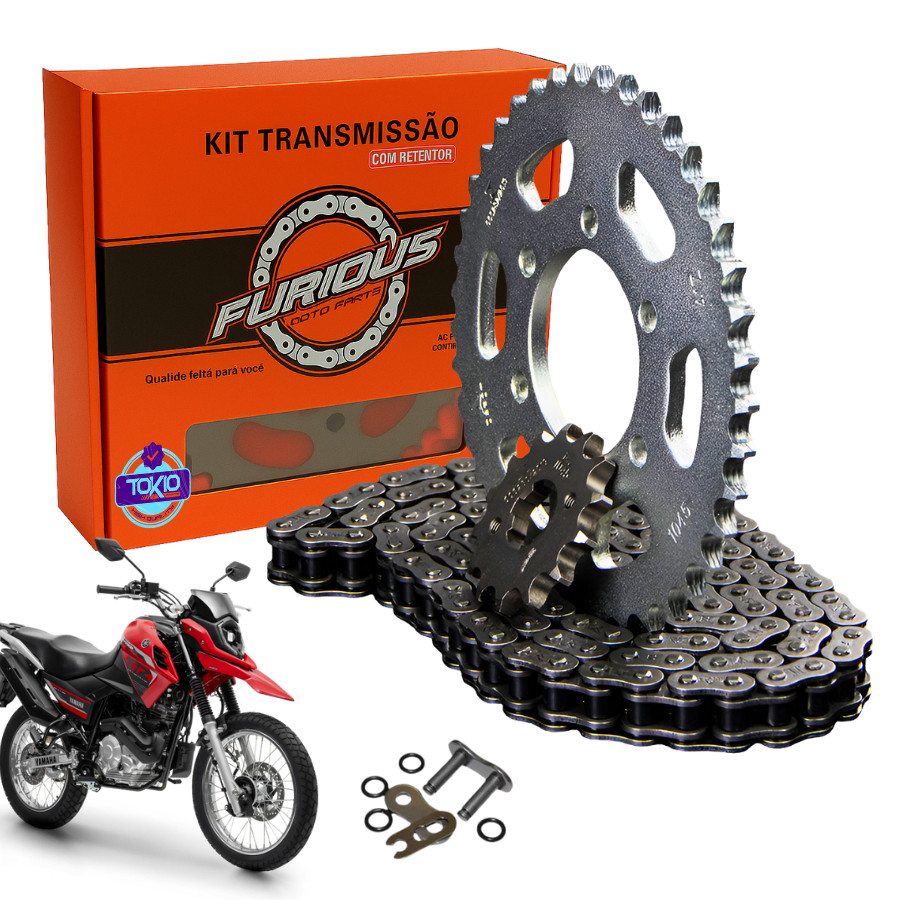 KIT RELAÇÃO COM RETENTOR XTZ CROSSER 150 14 A 23 TRANSMISSAO em Oferta na Shopee