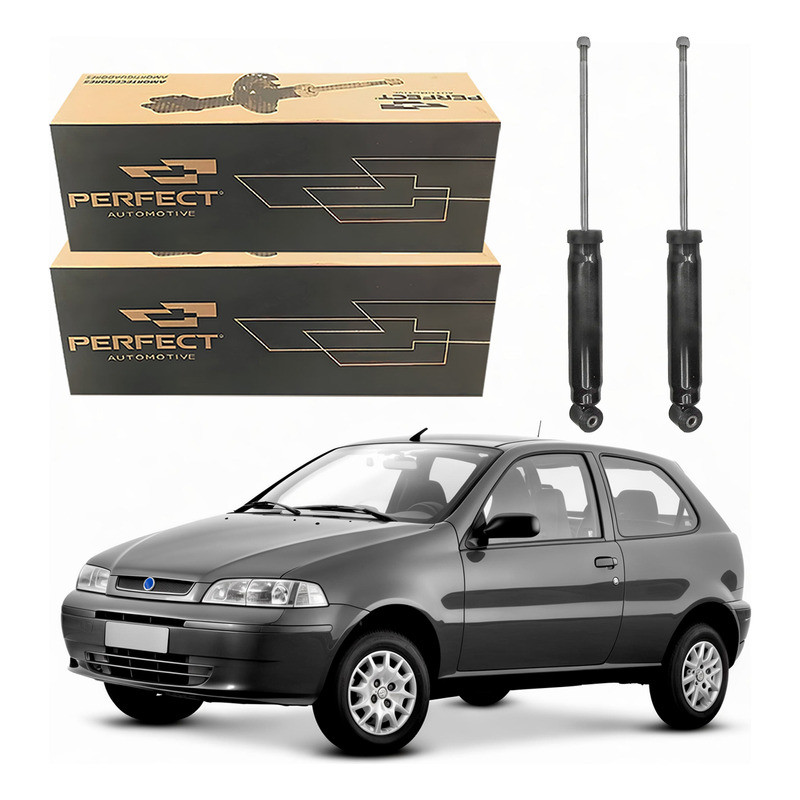 Par Amortecedor Traseiro Fiat Palio 1.0 1.3 2001 A 2004