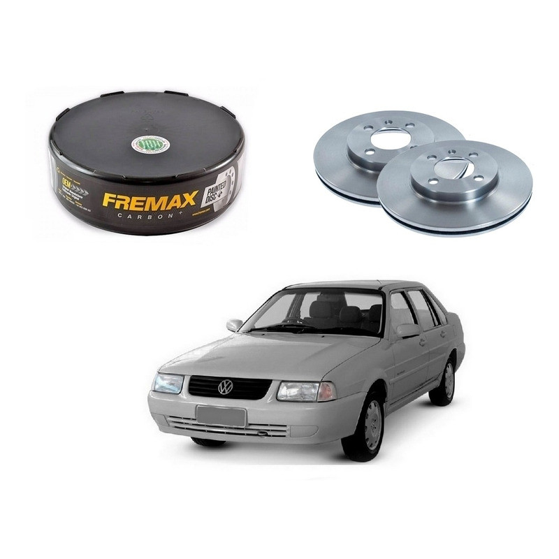 Disco Freio Dianteiro Santana 1.8 2.0 1995 A 2005 em Oferta na Shopee