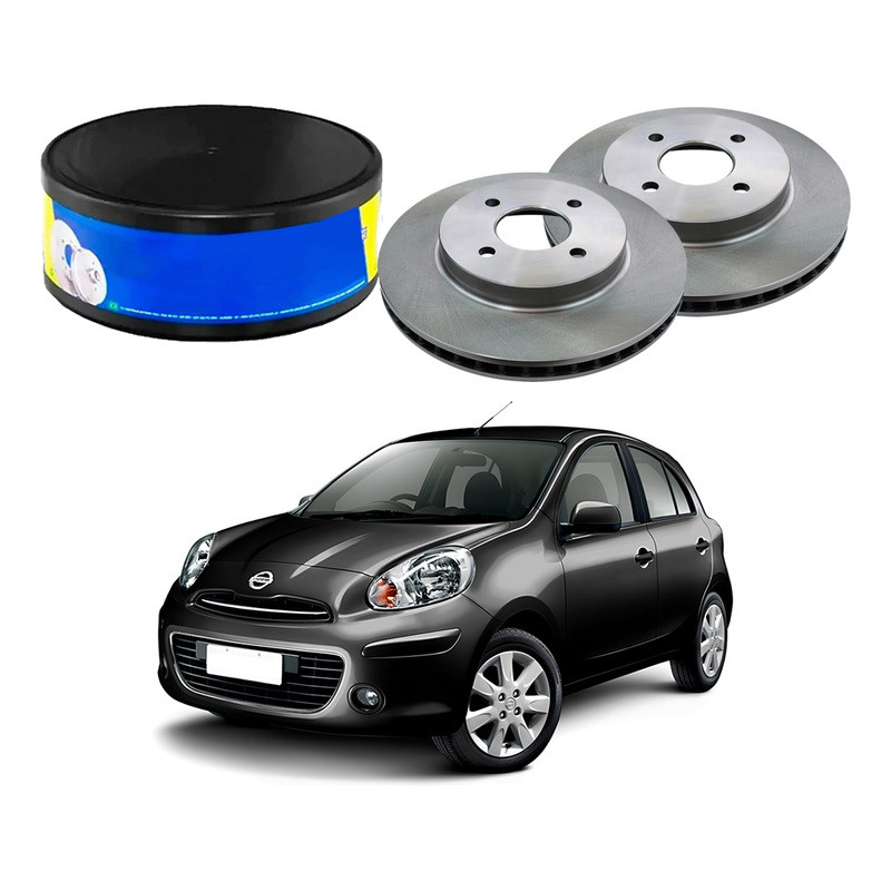 Disco Freio Dianteiro, March 1.0 1.6 2012 A 2014 em Oferta na Shopee