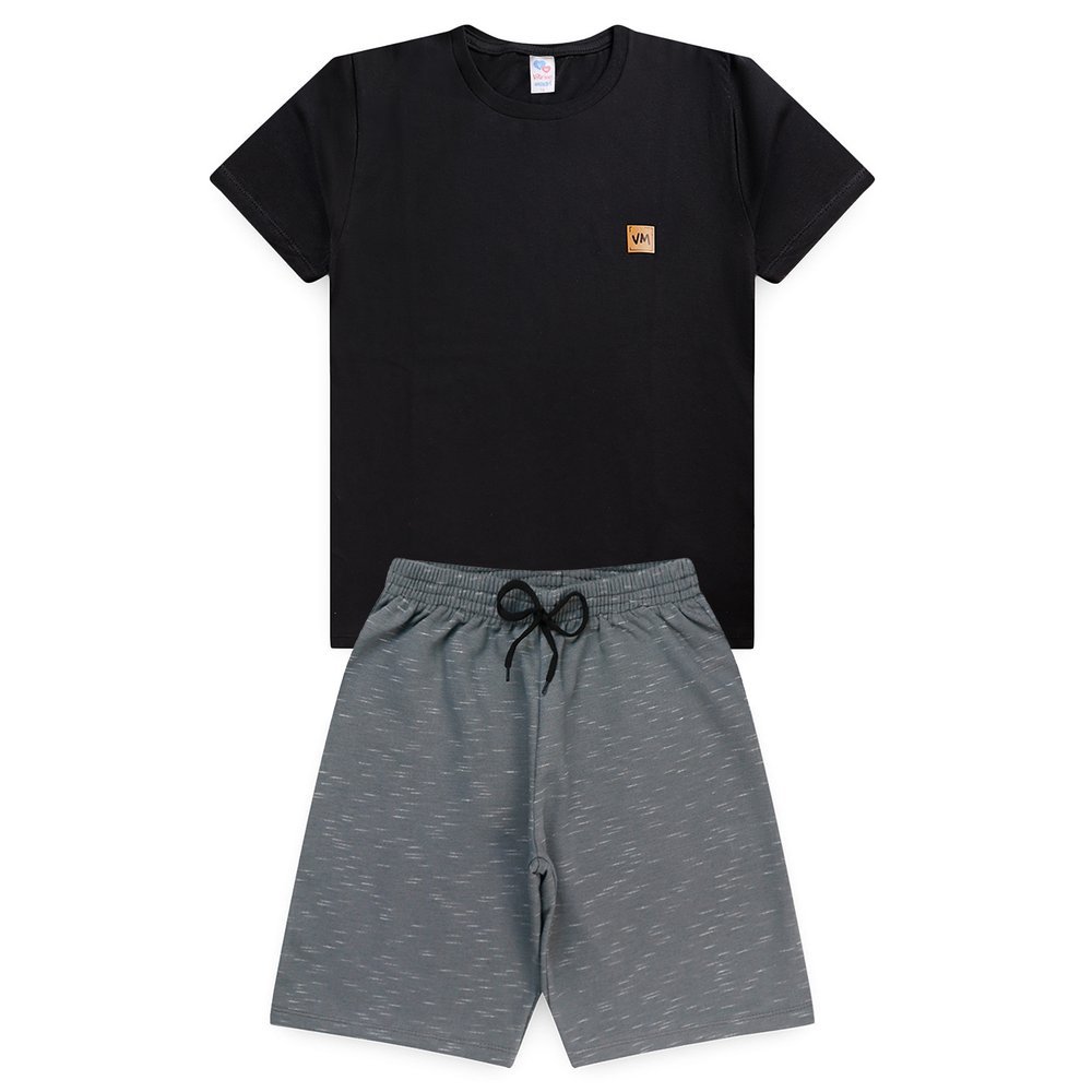 Conjunto Juvenil Verão Masculino Vitrine Madri Mesclado em Oferta na Shopee