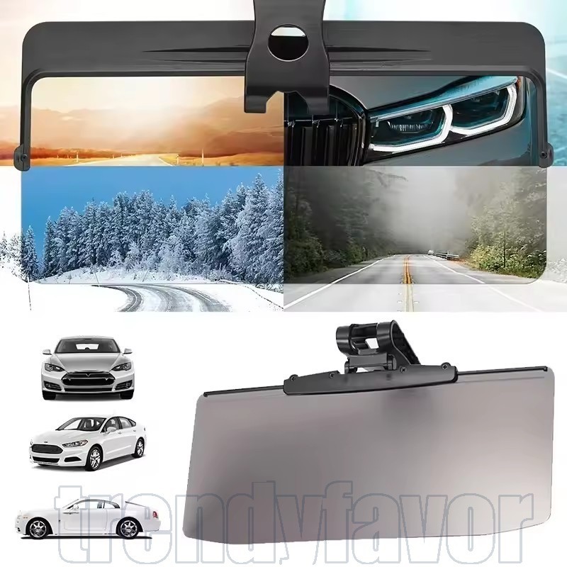 Clip on Car Sun Visor Extender-Anti-Deslumbrante , UV-Placa De Guarda-Sol Para Veículos-Caminhões Condução Noturna-Visei