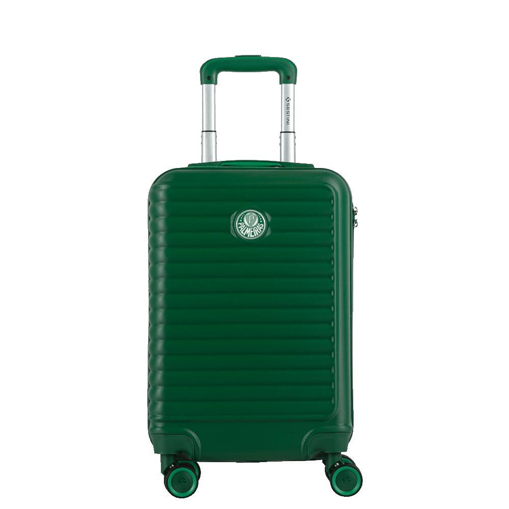 Mala de Viagem Bordo com Rodas 360º Palmeiras Racer - Verde em Oferta na Shopee