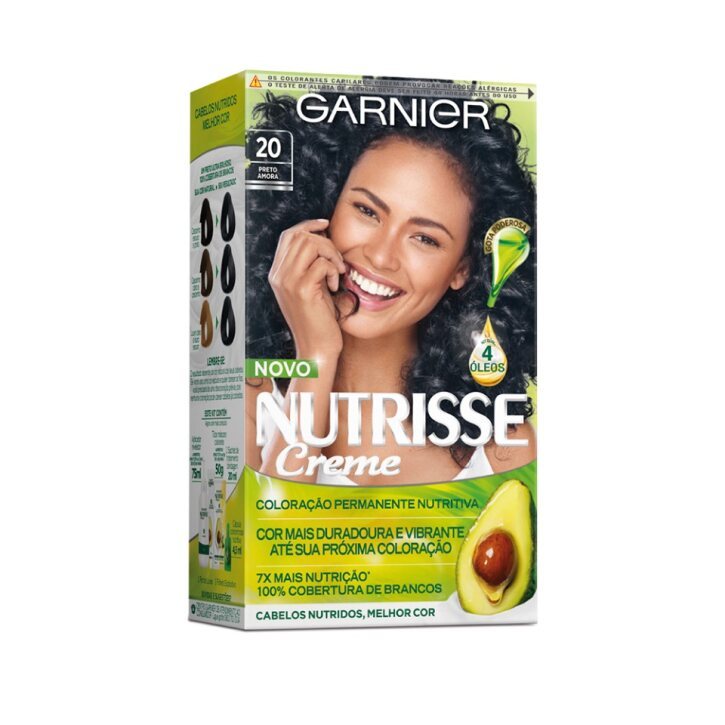 Tintura Nutrisse Creme Preto 20 em Oferta na Shopee