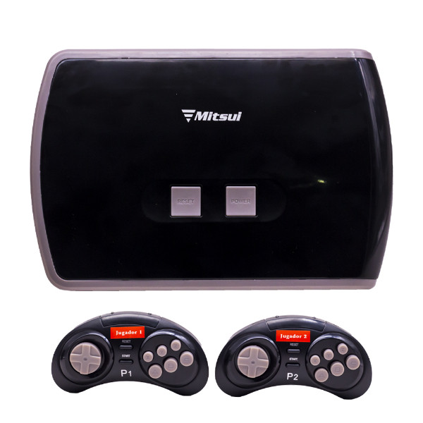 Vídeo Game Mitsui 2 controle sem fio +101 Jogos clássicos 16 bits