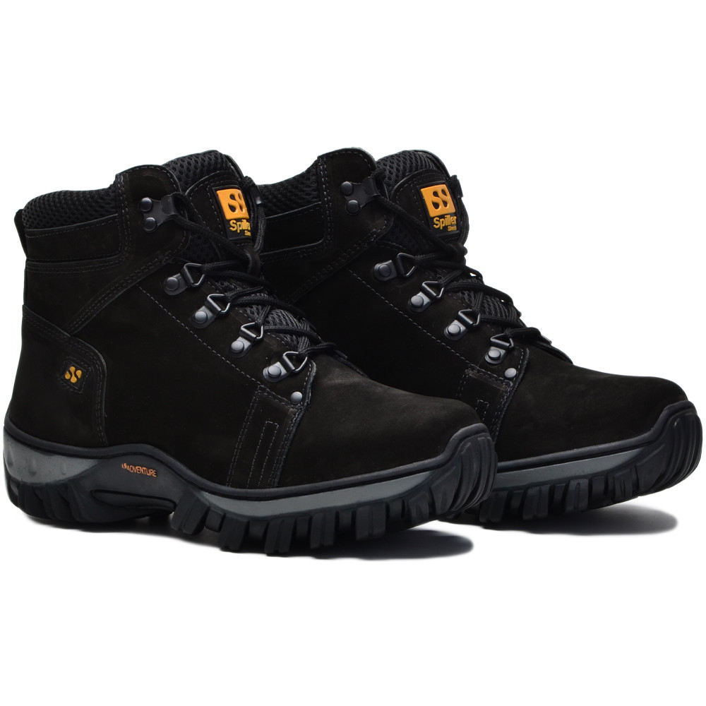 Bota Adventure Coturno Masculino Casual Classico Trilha Cano Medio Trabalho Trail Spiller Shoes