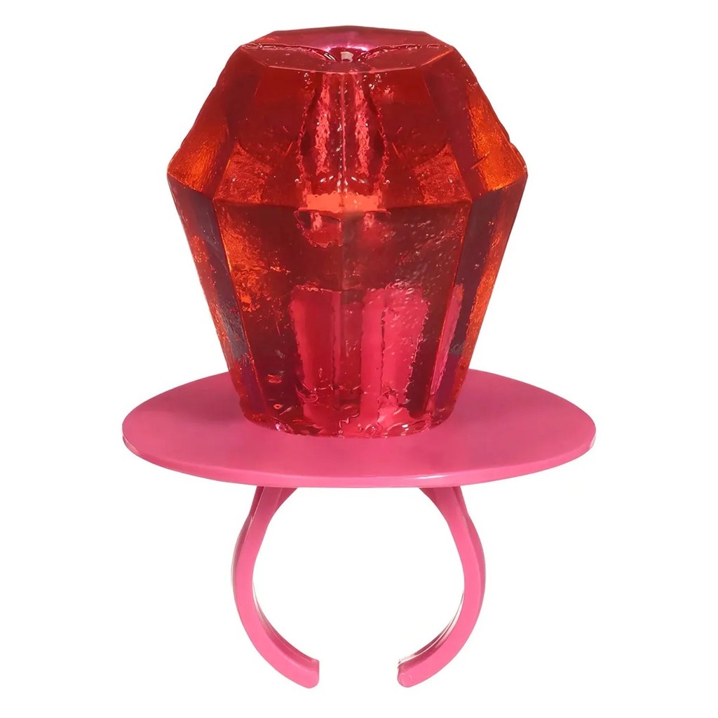 PIRULITO CHUPETINHA FORMATO DE DIAMANTE - PACOTE 50 UNIDADES