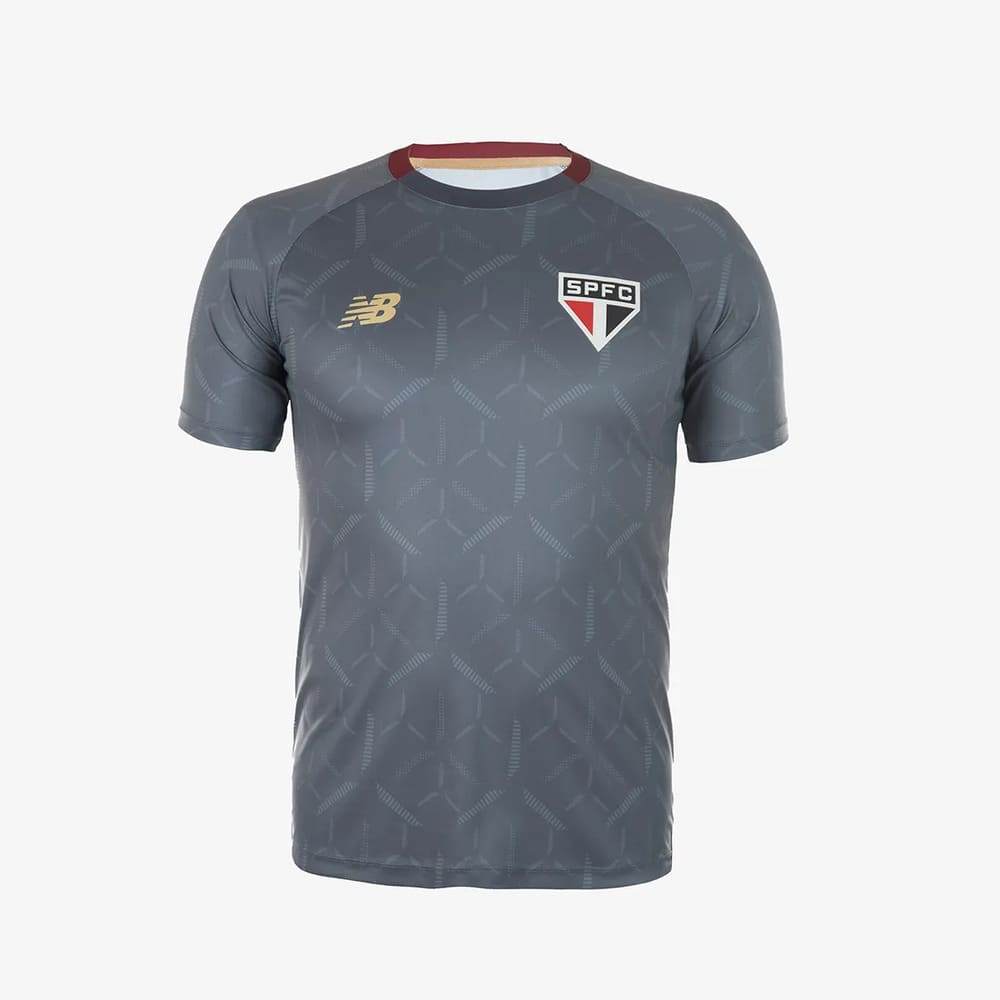 Camisa São Paulo Treino New Balance 25/26 Cinza