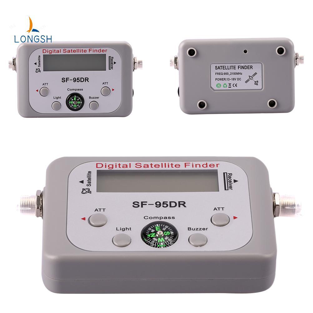 [LongSH] Localizador De Satélite Digital sat Ponteiro De Sinal Ferramenta Receptor De TV Via Novo em Oferta na Shopee