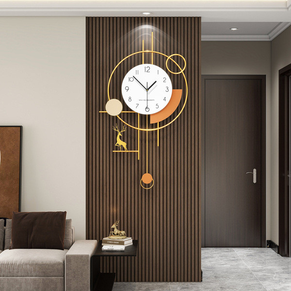 relogio de parede relogio de parede cozinha relogio de parede grande Luz moderna relógio de parede luxo sala estar High-
