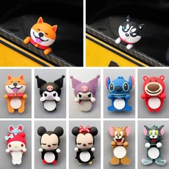 Decoração De Motocicleta Pingente Pára-Brisa Boneca Acessórios Do Carro Estatueta Pequena