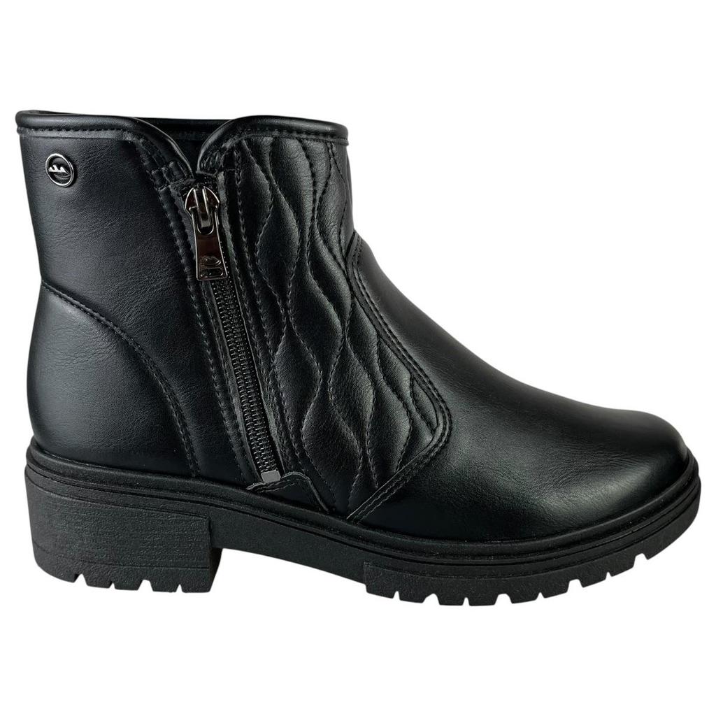 Bota Coturno Feminina Dakota Original Cano Curto Zíper Tratorada Conforto Inverno