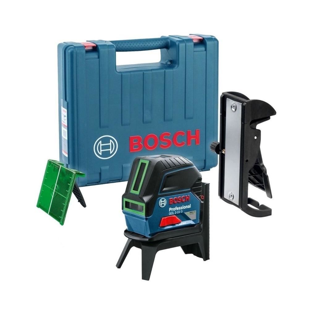 Nível a laser verde com 2 linhas e 2 pontos de prumo - GCL 2-15G - Bosch