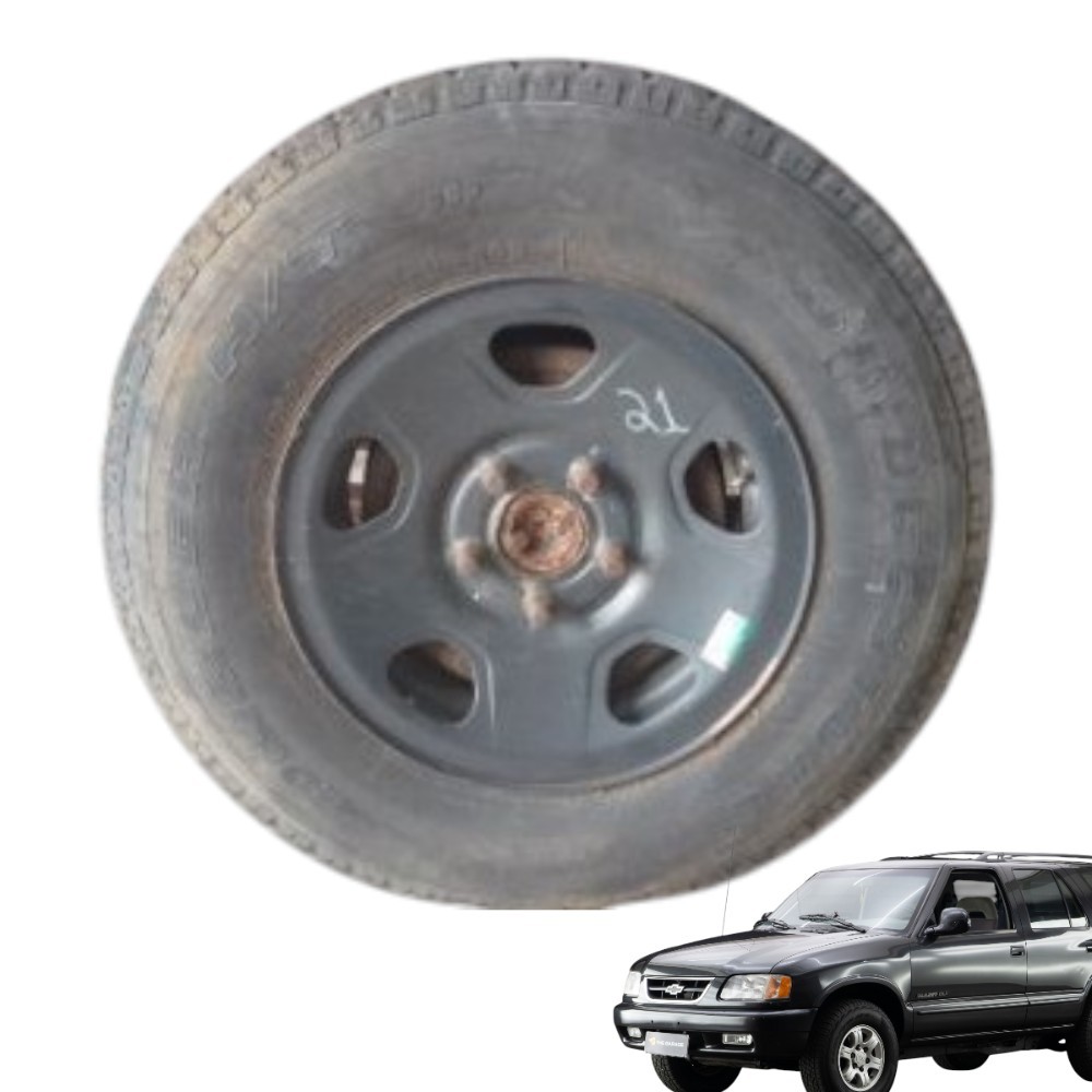 Roda Ferro Aro 15 5 Furos Caminhonete Chevrolet Blazer S10 et5508