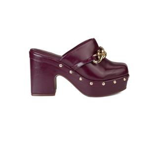 Tamanco Bebecê Clog Corrente Metalizada em Oferta na Shopee