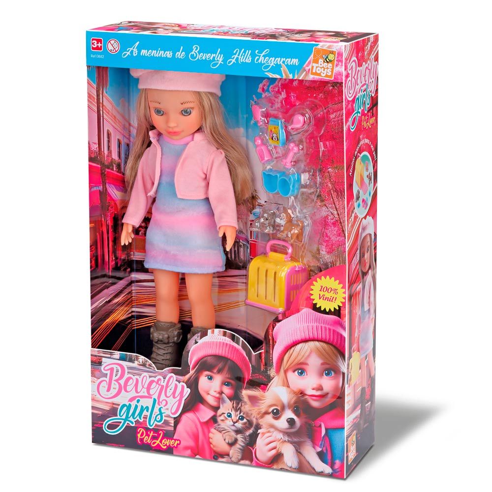 Boneca Beverly Girls Loira BeeToys