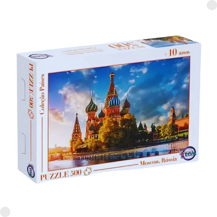 Quebra Cabeça Puzzle Moscou Russia 500 peças 12171 - Toia