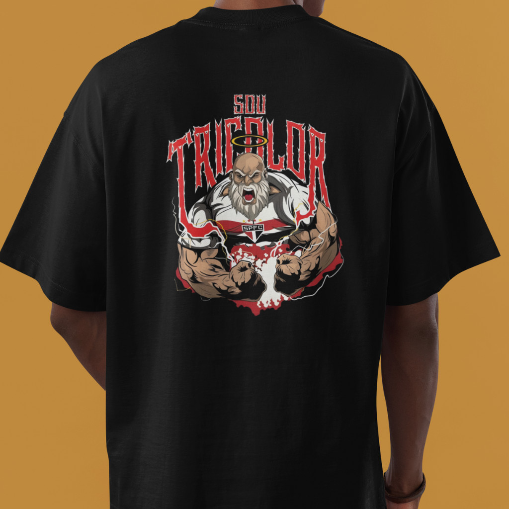 Camiseta Sou Tricolor Sao Paulo Fc SPFC Torcedor Time Futebol Cores 100% Algodão