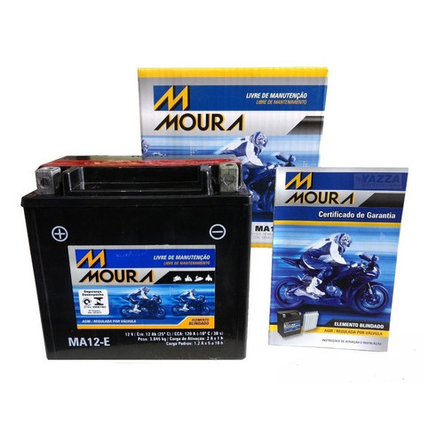 Bateria Mirage 250 650 Gtr Comet 250 650 Moura Ma12-e