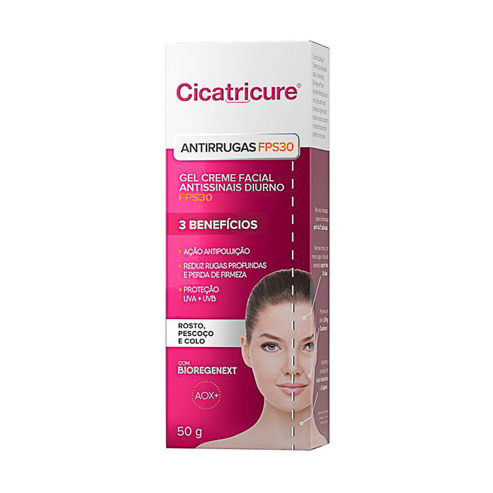 Cicatricure Gel Creme Antissinais Diurno FPS 30 50g