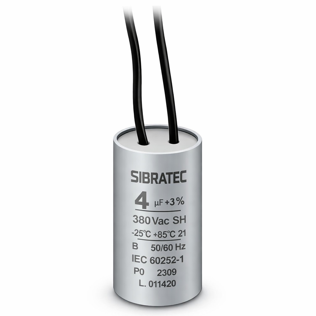 CAPACITOR PERMANENTE COM CABO 4,0 UF/380V