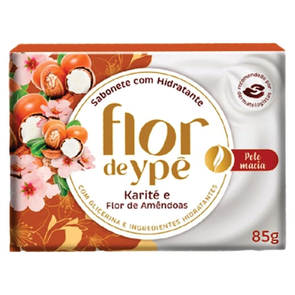 Sabonete Flor De Ypê Karité e Flor de Amêndoas 85g em Oferta na Shopee