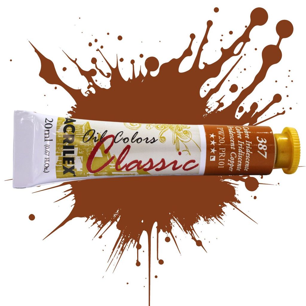 Tinta Oil Colors 20ml 387 - Cobre Iridescente