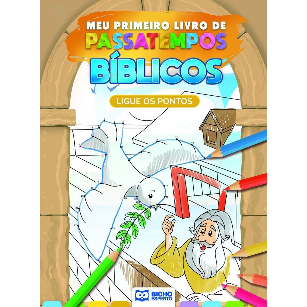 Meu Primeiro Livro de Passatempos Bíblico | Ligue os Pontos