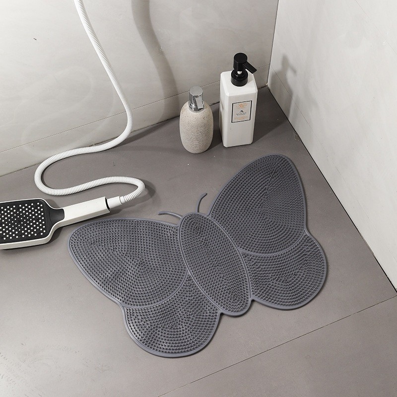 Tapete Box Banheiro 40x70cm Ventosa Massageador Limpeza De Pés ANTIDERRAPANTE Boa Qualidade Zon em Oferta na Shopee