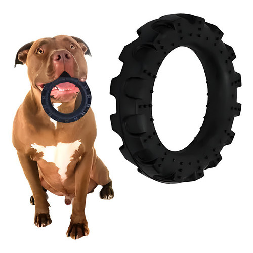 Pneu G Brinquedo Cachorro Cães Resistente Pit Bull Porte Gra