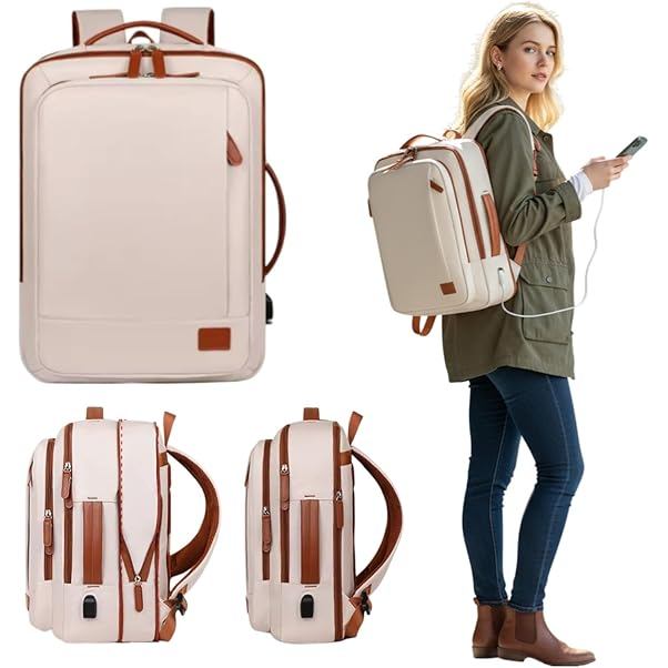 Mochila mala Executiva Premium, Compartimento para Notebook Impermeável Grande Capacidade Expansível