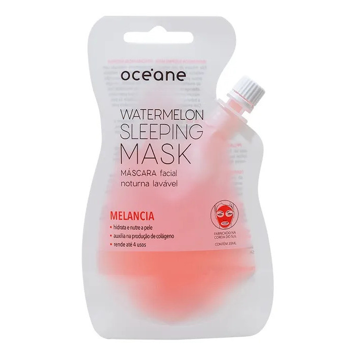 Máscara Facial Esfoliante Aveia E Abacate 35 Ml - Océane
