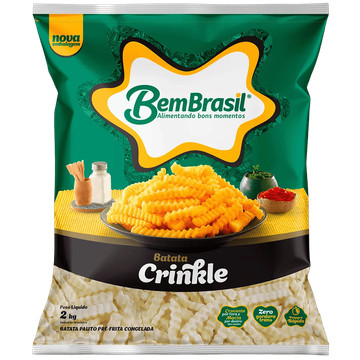 Batata Congelada Bem Brasil Crinkle