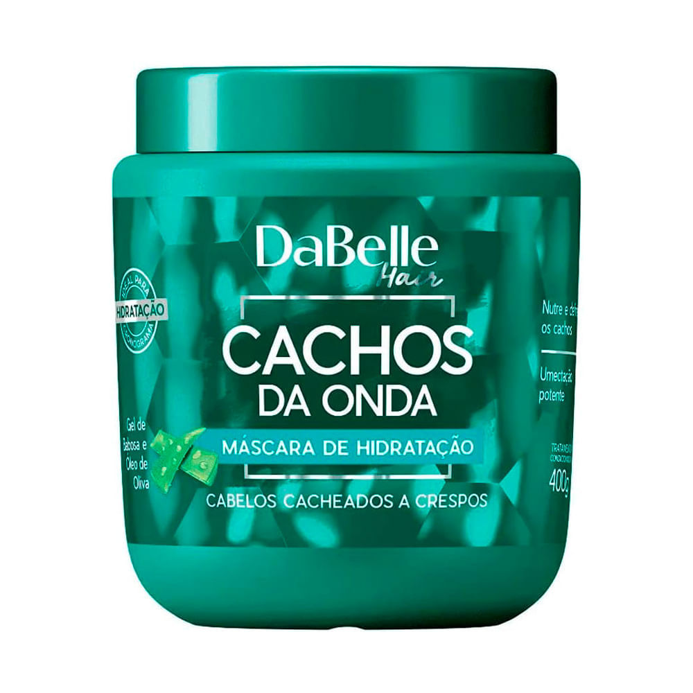 Máscara de Hidratação Dabelle Hair Cachos da Onda 400g em Oferta na Shopee