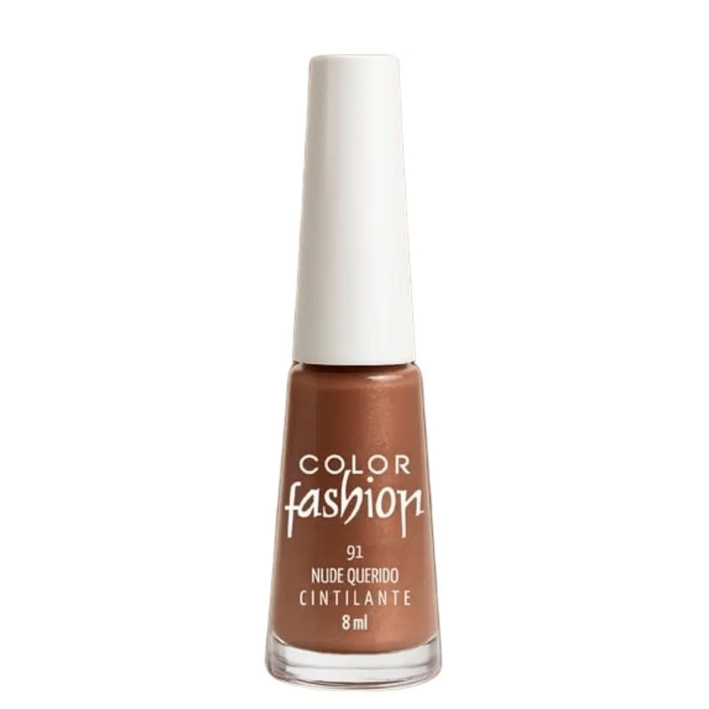 Esmalte Color Fashion Cintilante Cor 91 Nude Querido 8ml