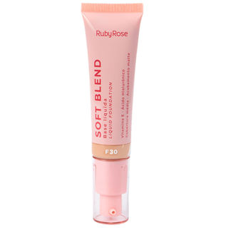 Base Líquida Ruby Rose Soft Blend FPS 30 Matte em Oferta na Shopee