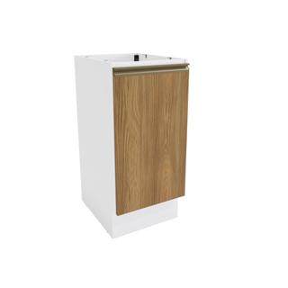 Balcão Celeste Kappesberg 100% MDF 1 Porta Branco/Nogueira 40cm em Oferta na Shopee